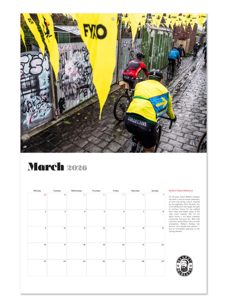 Road Cycling Calendar 2026