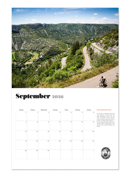 Road Cycling Calendar 2026