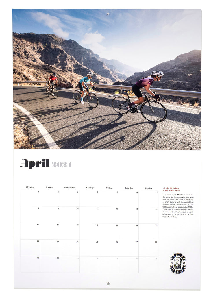 Road Cycling Calendar 2024 Beardy McBeard