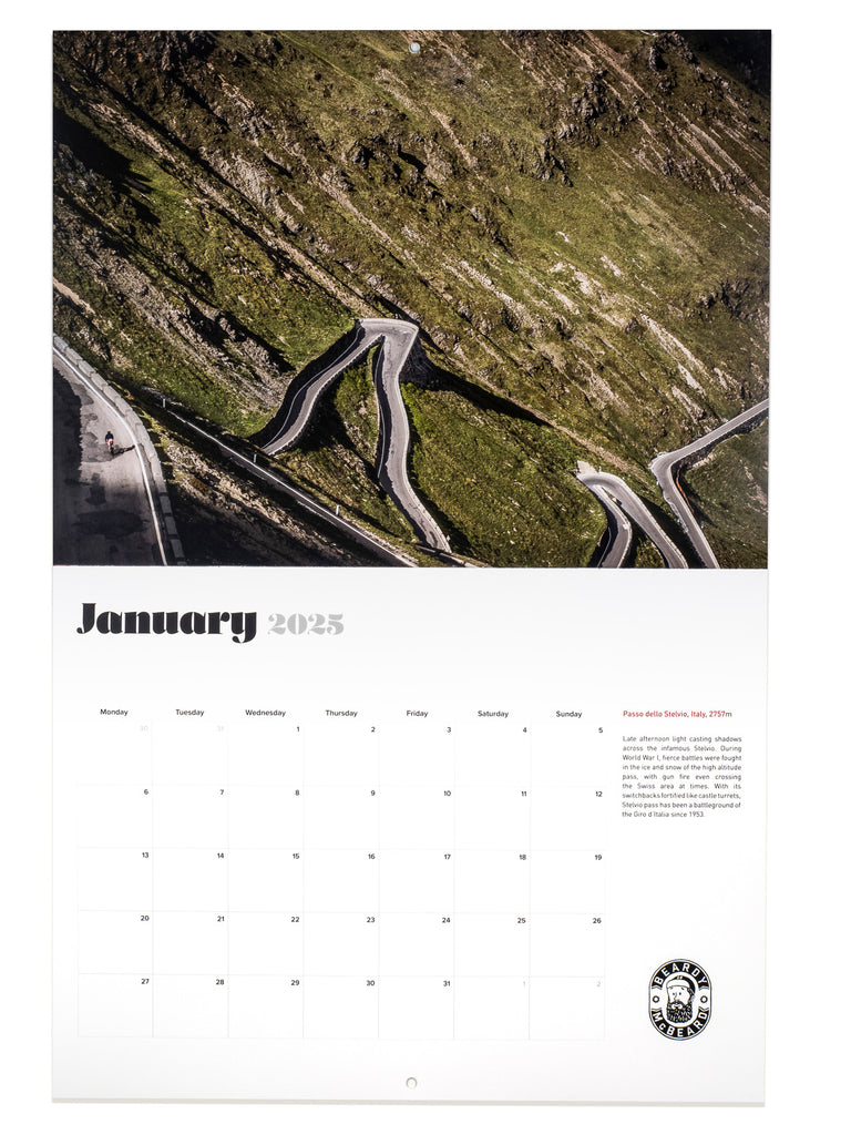 Road Cycling Calendar 2024 Beardy McBeard