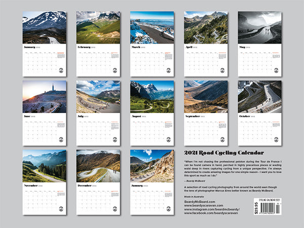 Road Cycling Calendar 2021