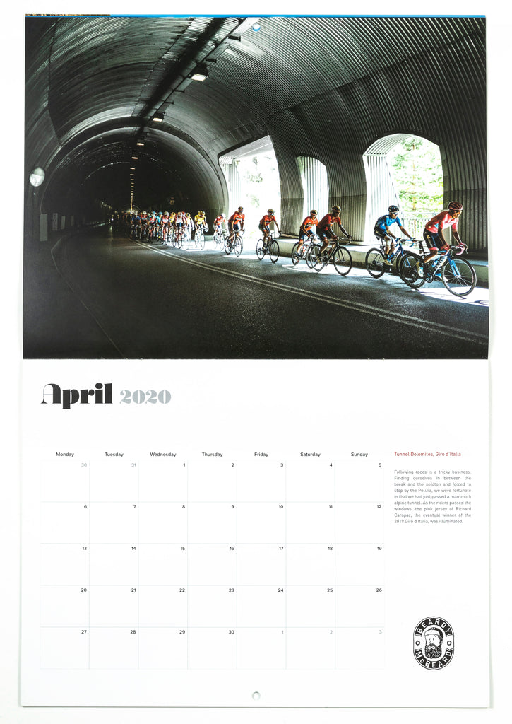 Road Cycling Calendar 2020 – Beardy McBeard