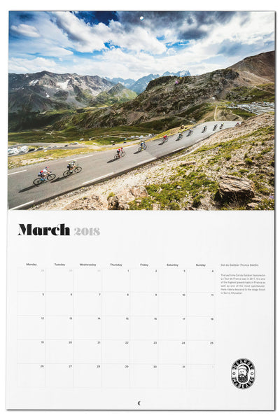 Road Cycling Calendar 2018