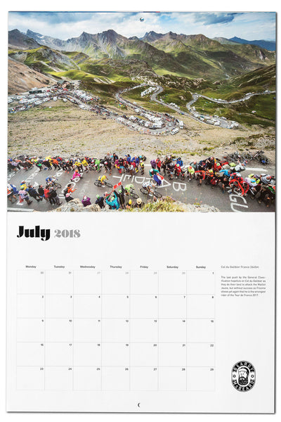 Road Cycling Calendar 2018